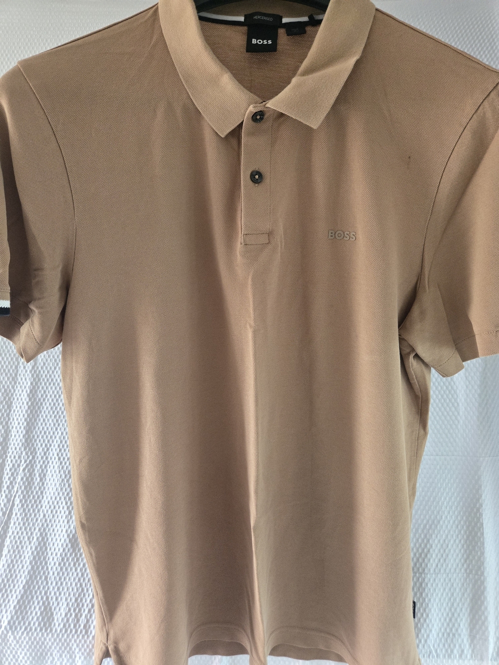 BOSS Men’s Tan Polo Shirt